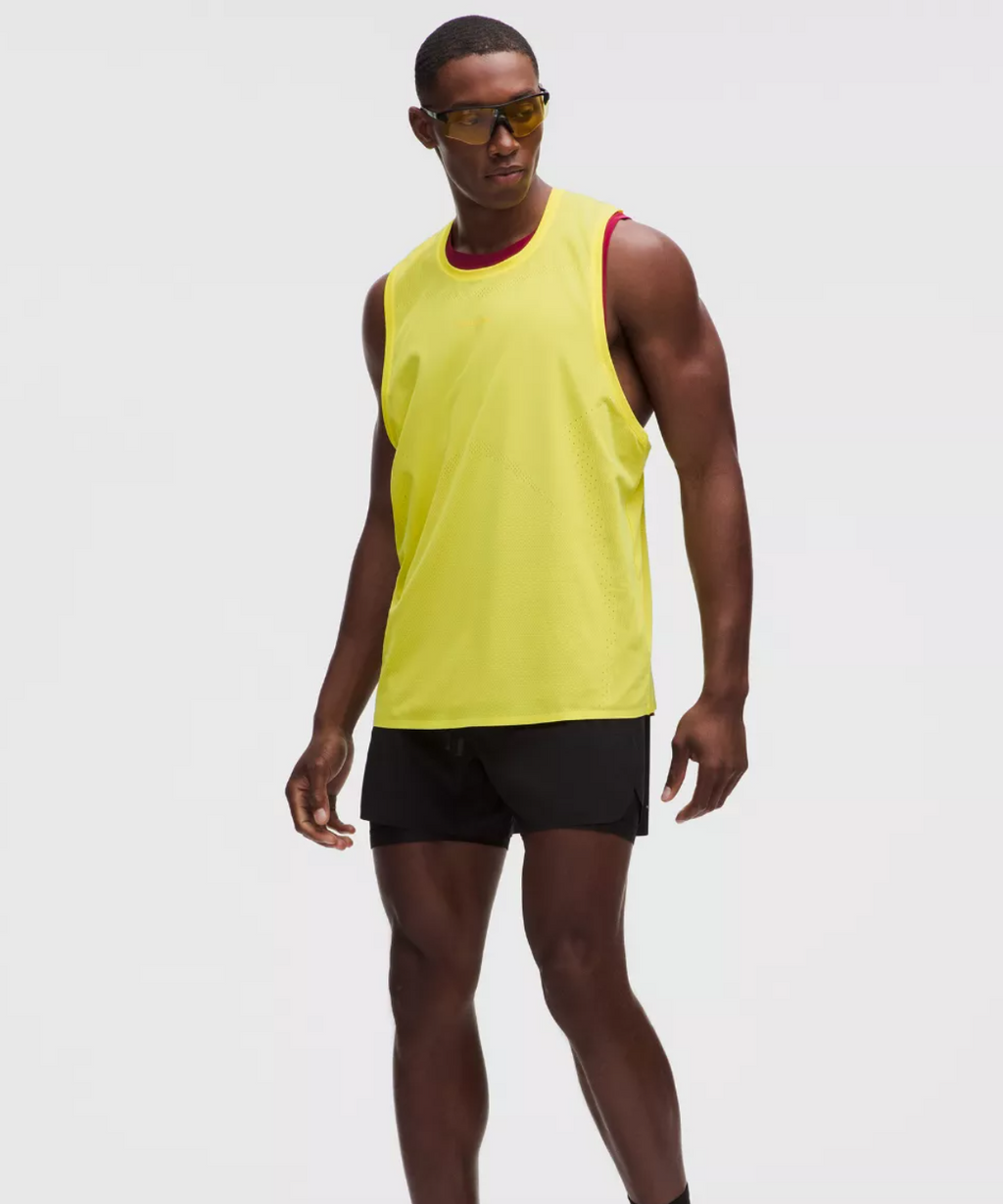 Men's Fast and Free Singlet Race Length
