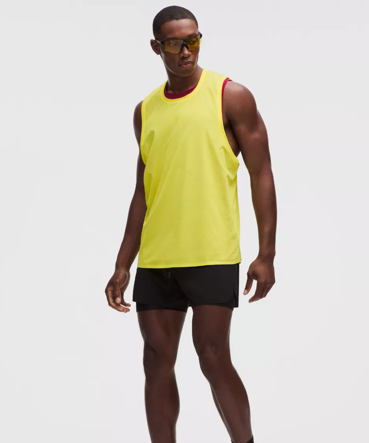 Men's Fast and Free Singlet Race Length